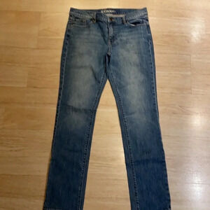 New York and Company Low Rise Skinny Jeans Light Wash Blue Size 8